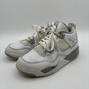 Nike AIR JORDAN Retro IV‎ "White Oreo" PS Sneakers Toddler SIZE 13C BQ7669-100